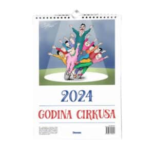 Zidni kalendar Corax: Godina cirkusa 2024.