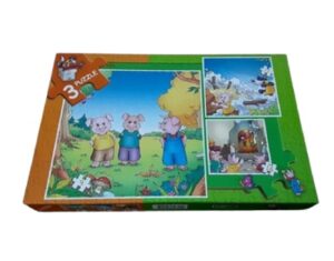 Puzzle 9,12,16 - Tri praseta