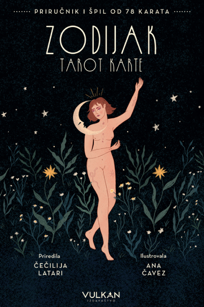 Zodijak tarot karte-priručnik i špil od 78 karata