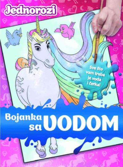 Jednorozi - bojanka sa vodom