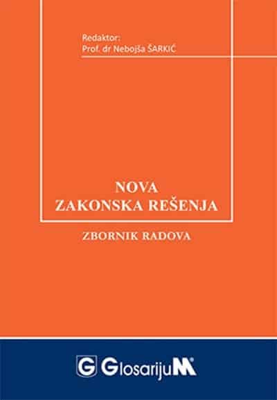 Nova zakonska rešenja