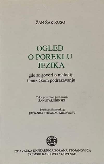 Ogled o poreklu jezika