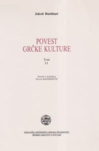Povest grčke kulture tom II