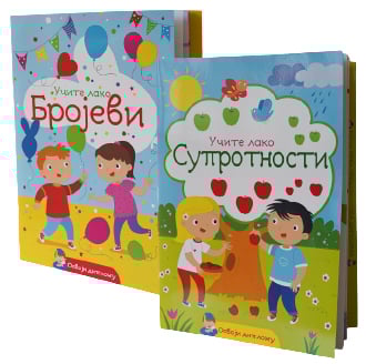 Učite lako– komplet brojevi i suprotnosti