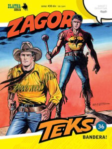 Zlatna serija 36: Zagor i Teks Bandera!, korica A