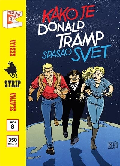 Zlatna serija 8 - Marti Misterija: Kako je Donald Tramp spasio svet (korica B)
